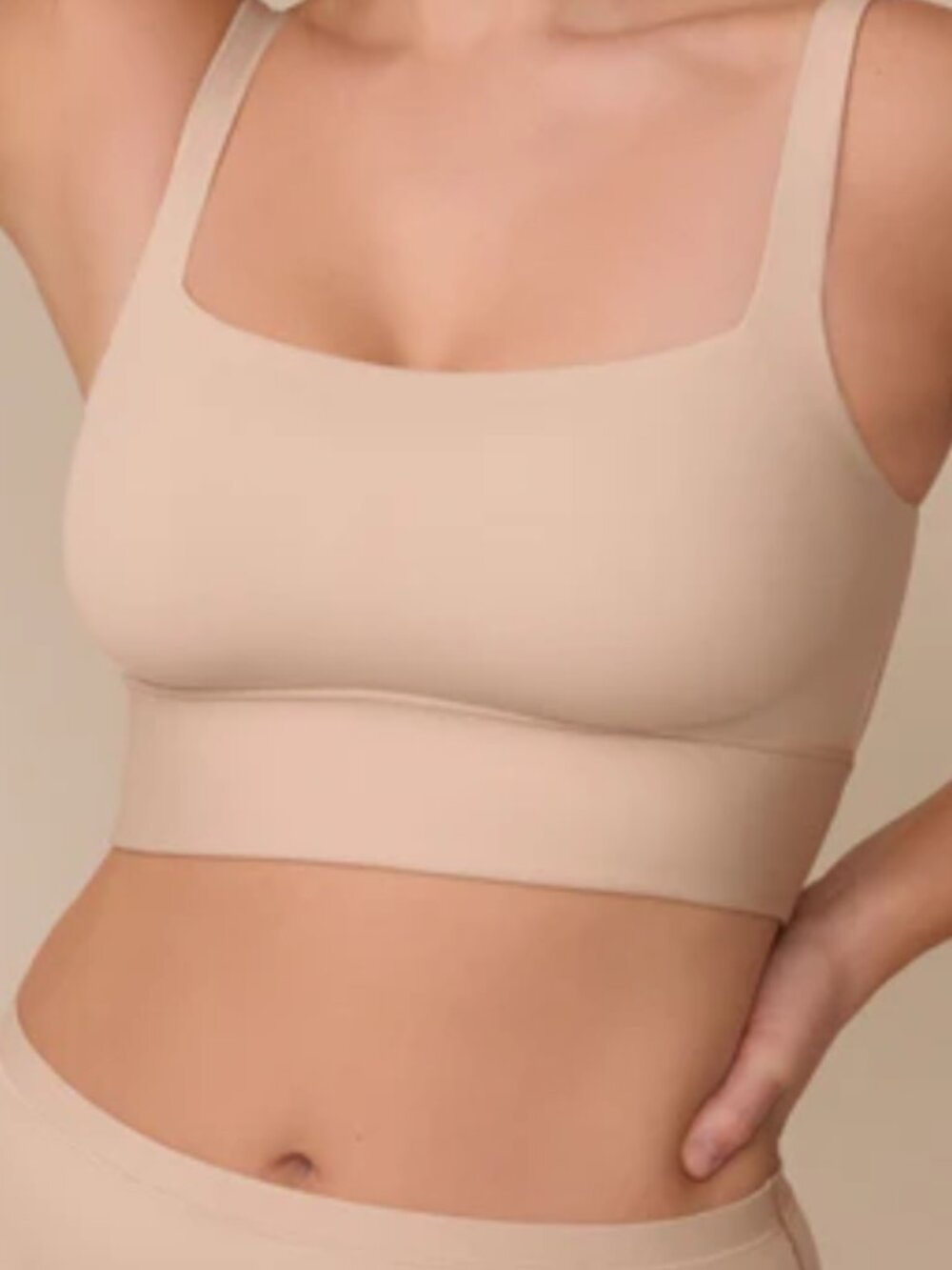 Bliss Square Neck Bralette XXL Frost